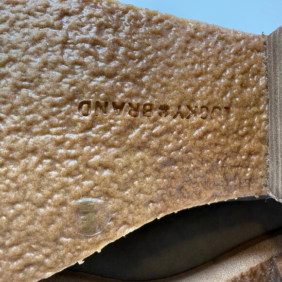 Lucky Brand Boots Women's 8.5M 39 Leather Textile Upper Knee High Dress Boot NWT - Picture 14 of 16